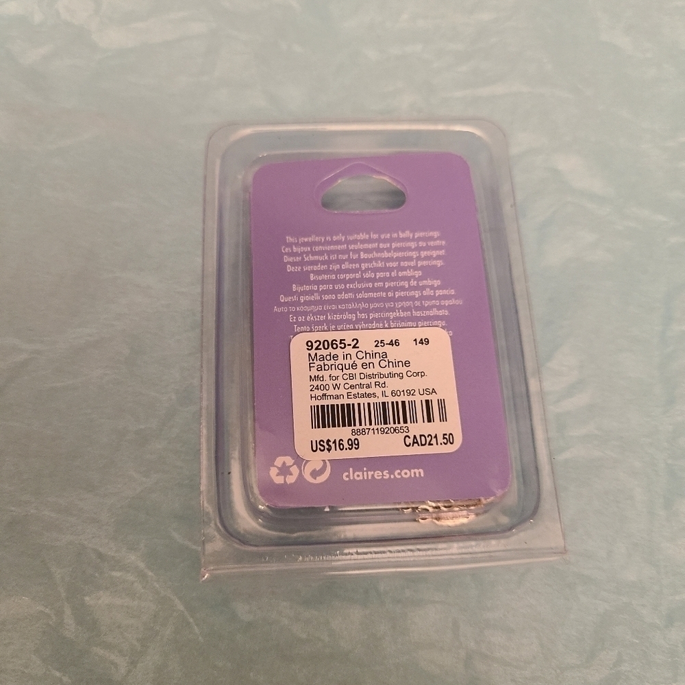 💥 NWT Navel Piercing - Picture 4 of 4